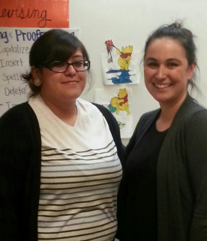 To the left is Mrs. Leos and on to the right is Mrs. Argueta