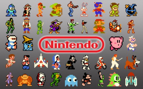 These are a few of the many sprites that exist in the world of video games.