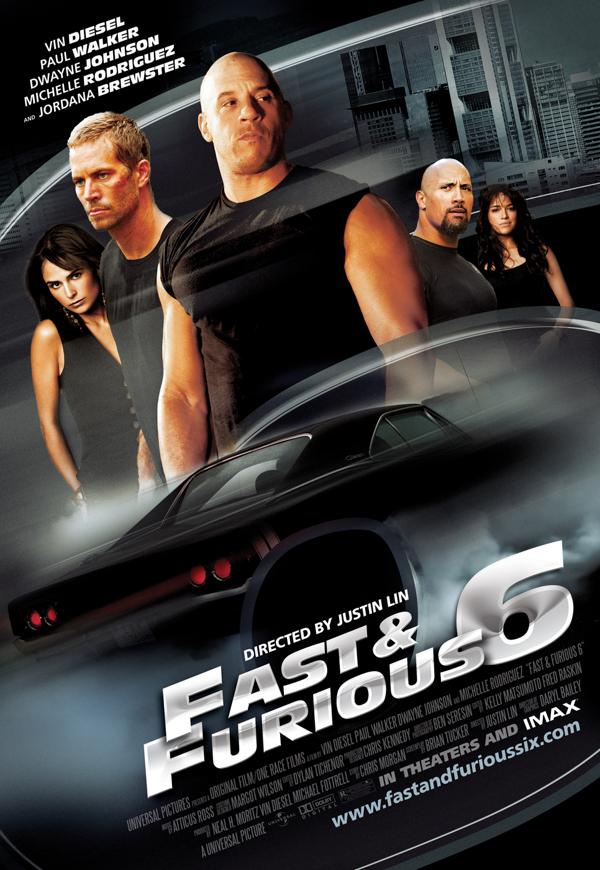 Fast and Furious 6 movie Poster.