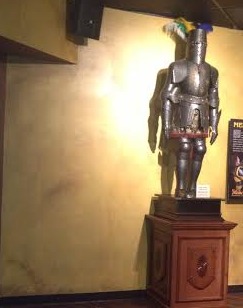 Statue of a knight at Mediaval Times. 