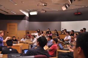 This is a seminar at Singapore Management University.