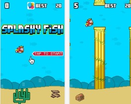 This is a picture of Splashy Fish app. One of the many knockoffs.