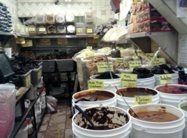 Mole can be found in El Mercadito. There are different types of mole and you are able to try a type of mole if you dont know how it taste or if you just want a taste of it.