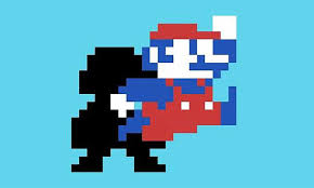 This is the 8-bit mario.