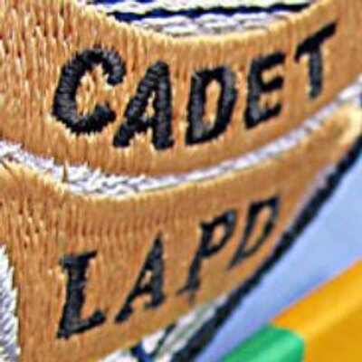 A badge sign of Cadet LAPD. 
