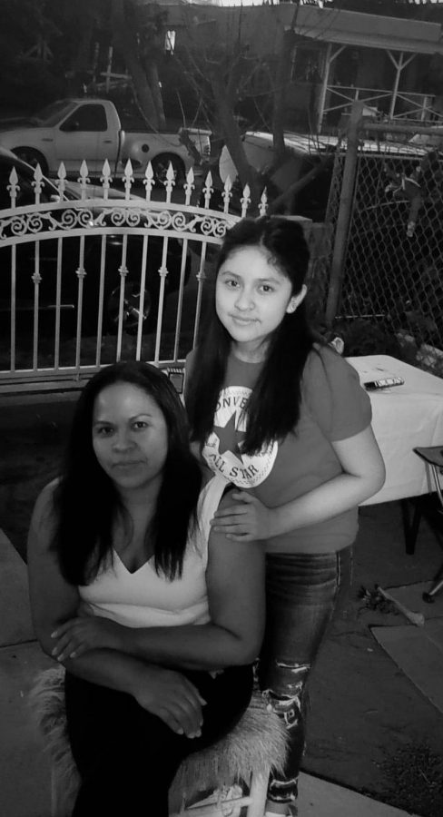 In the picture me and my mom Isabel are together.