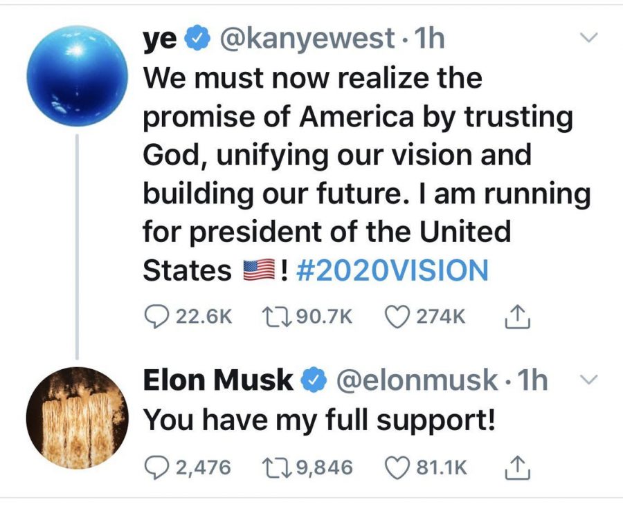 Kanye Wests controversial announcement that he is running for president on July 4, 2020.