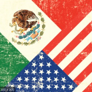 This is an image of the United States and a flag of Mexico together. Since we are comparing then I decided to insert it.