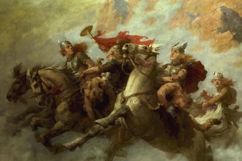 The Aesir-Vanir War from Norse mythology