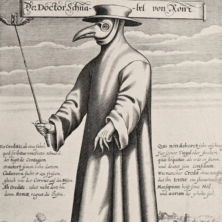A medieval Plague doctor