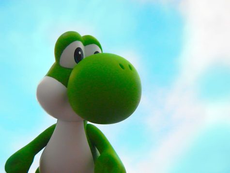 Picture of Yoshi and the sky.