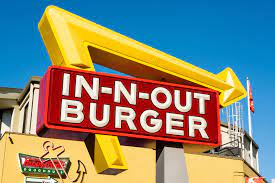This is a picture of the famous In-N-Out sign.