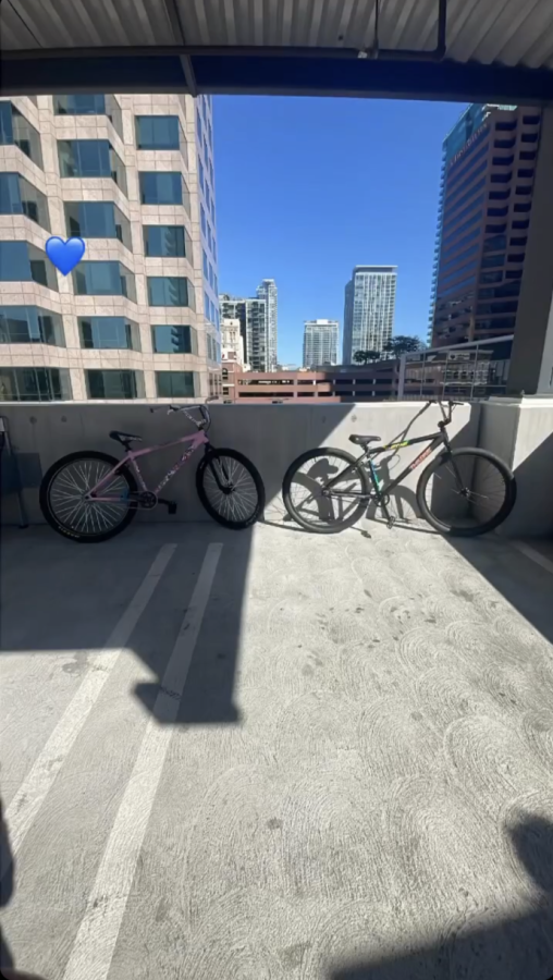 Jayden and his friends bikes.