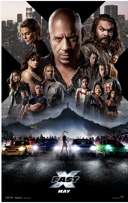 This is the Fast X poster that includes all the characters that you will see in the movie.