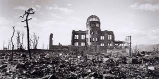 Hiroshima after the disaster in 1945.