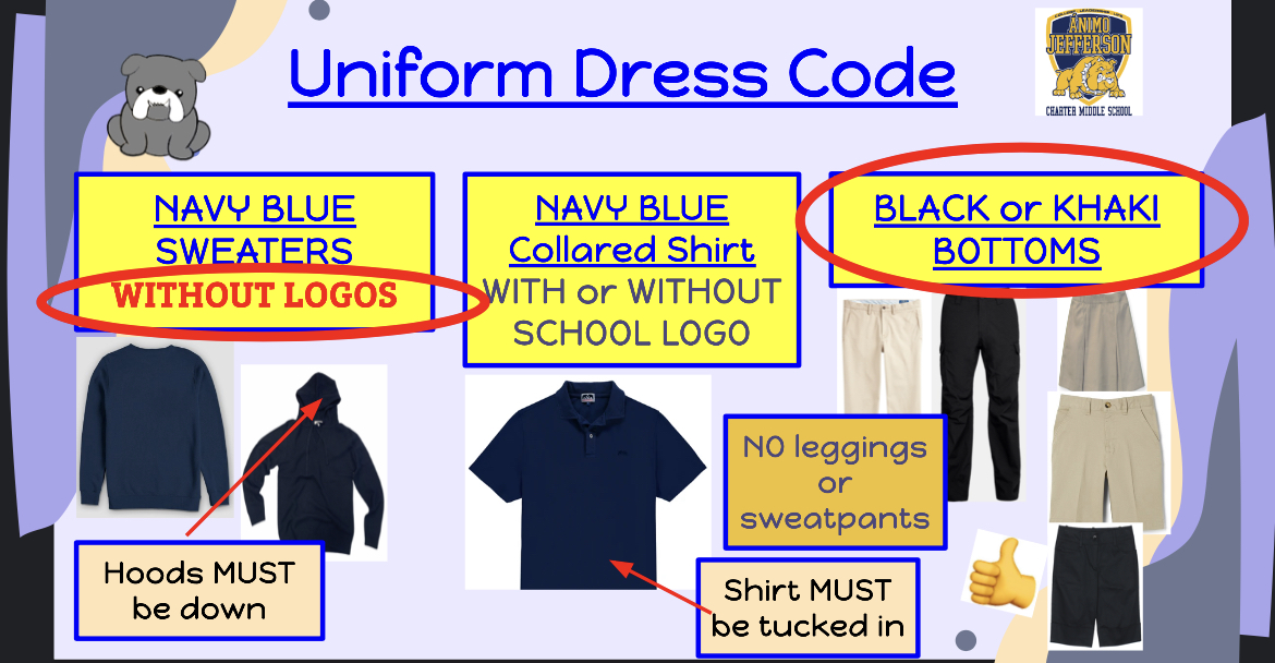AJCMS dress code