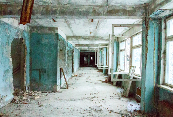 Abandoned school.