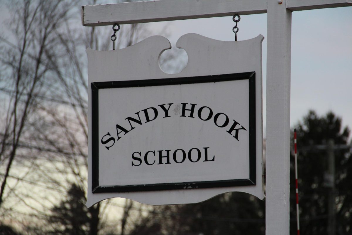 Picture of permanent Sandy Hook memorial in Newton, Connecticut. 