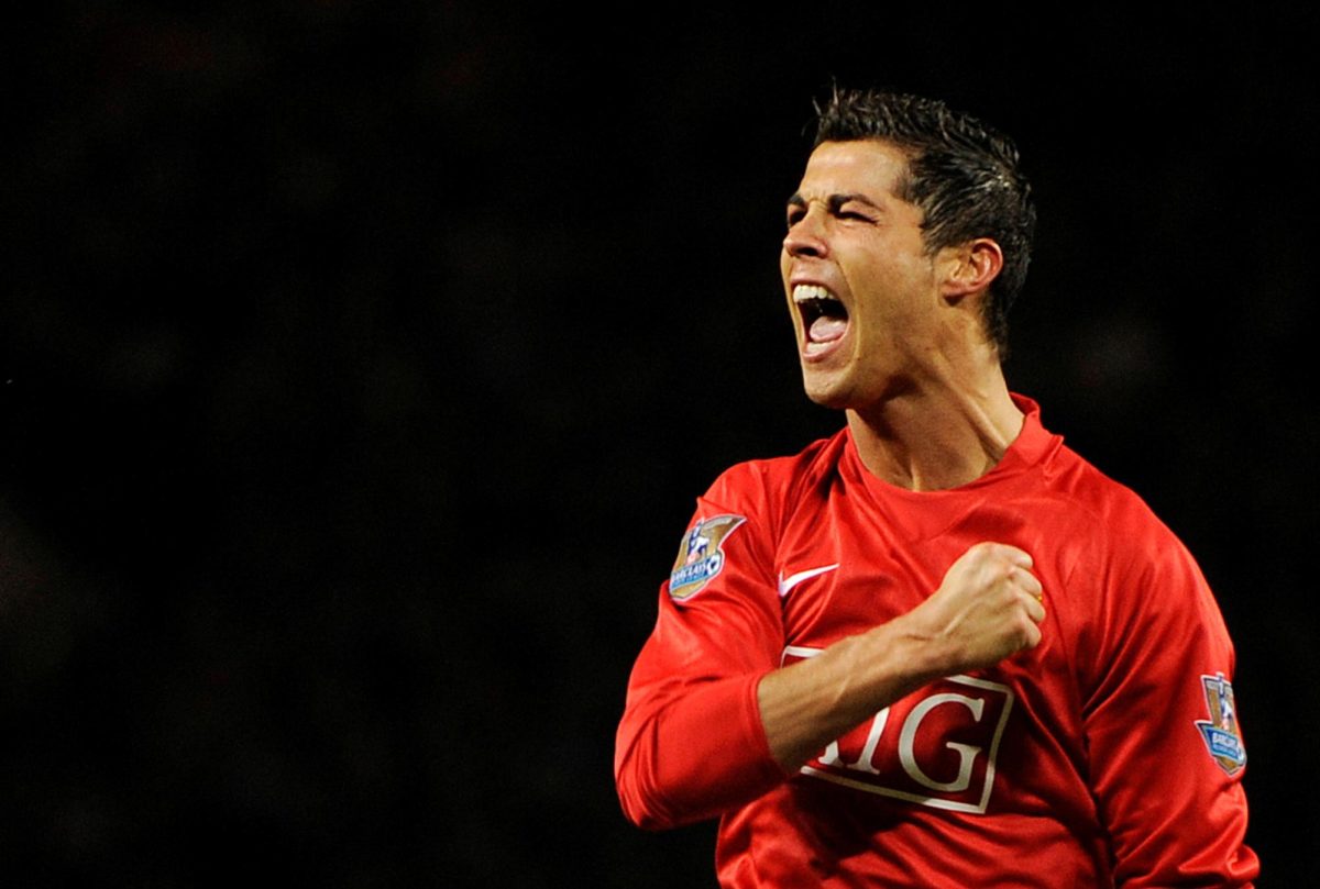 Ronaldo when he played for Man United.