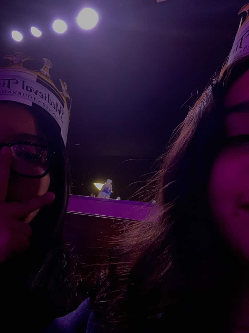 A picture Xathzire took of me and her before the show.