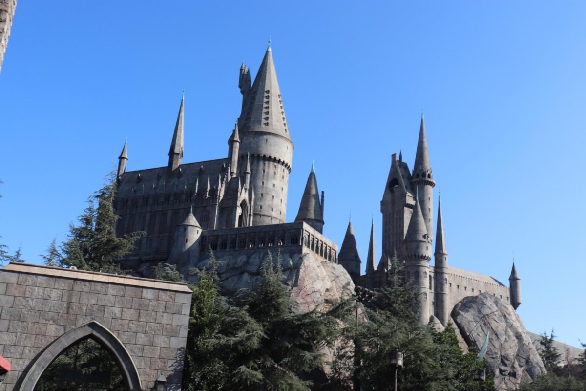 Harry Potter “Hogwartz” part of the park.