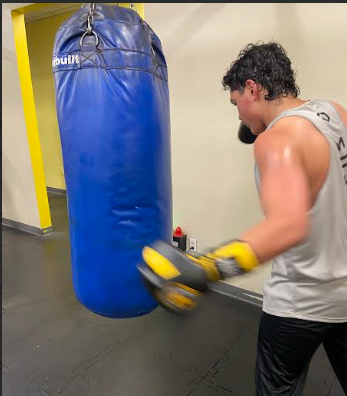 Hitting the punching bag is great for relieving stress, endurance, and strength.