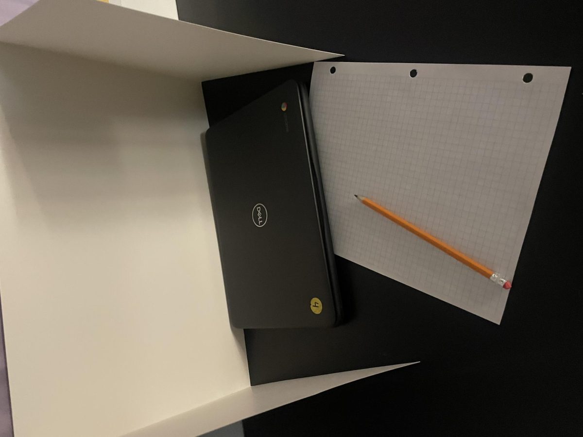 Student's testing setup.