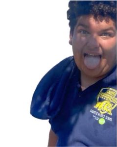 Chris Coreas. This is the expression he makes when there's food nearby.