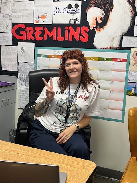 "Make sure to get my good side."  - Ms. Thomas