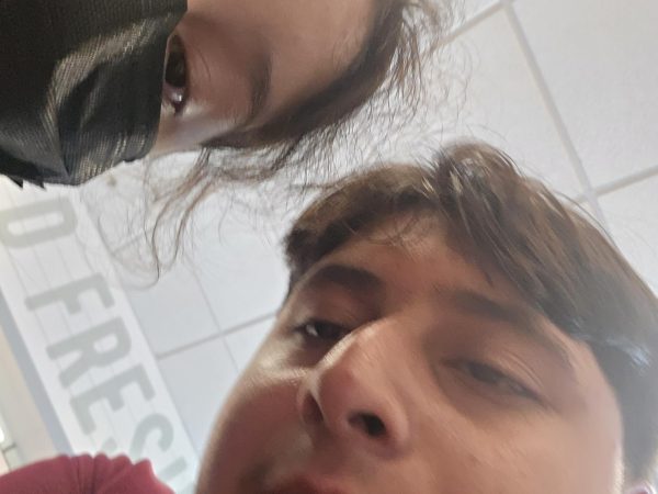 My brother and I take a picture for no reason.