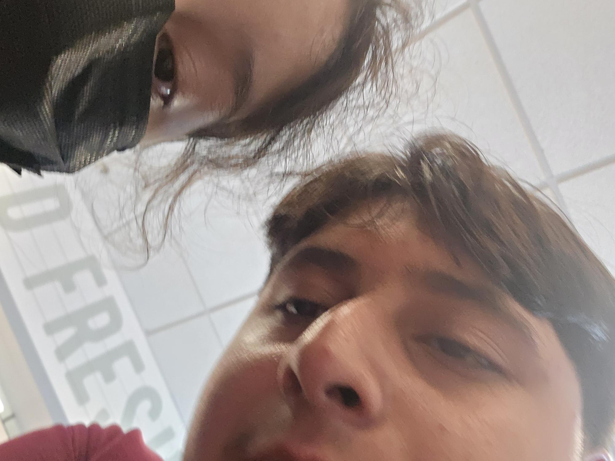 My brother and I take a picture for no reason.