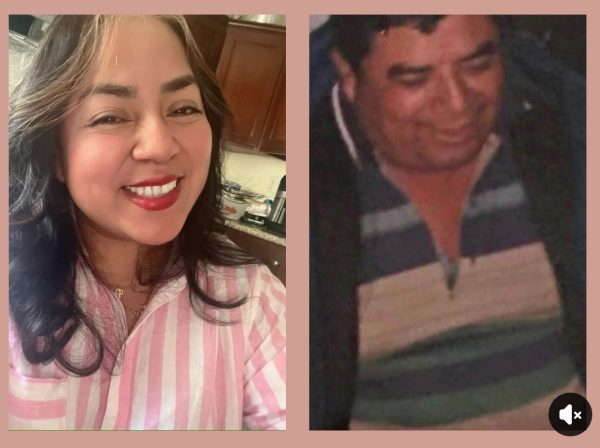 My mom, Glendi Lopez, and her dad.