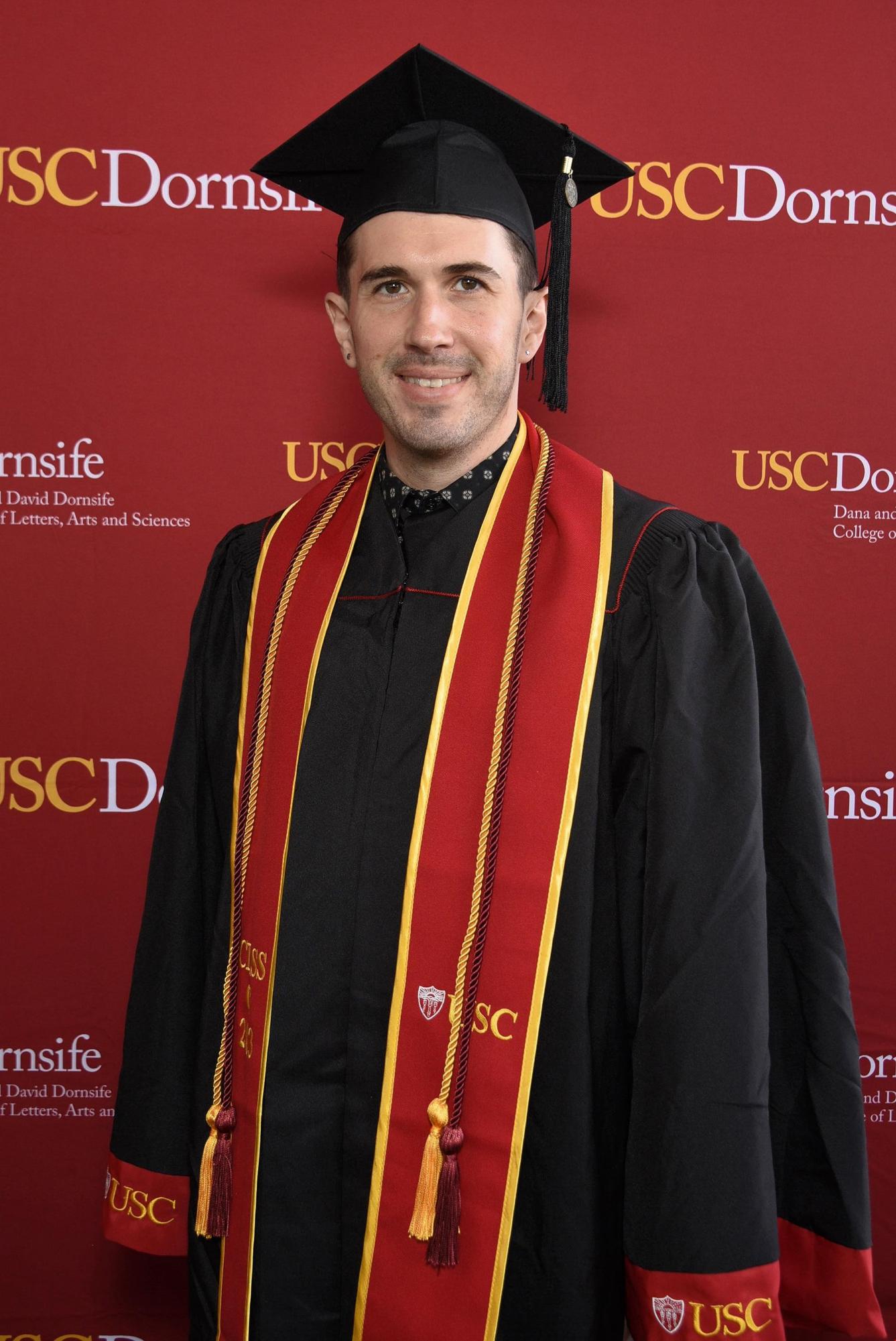 Paul Mintzer graduating from USC. 