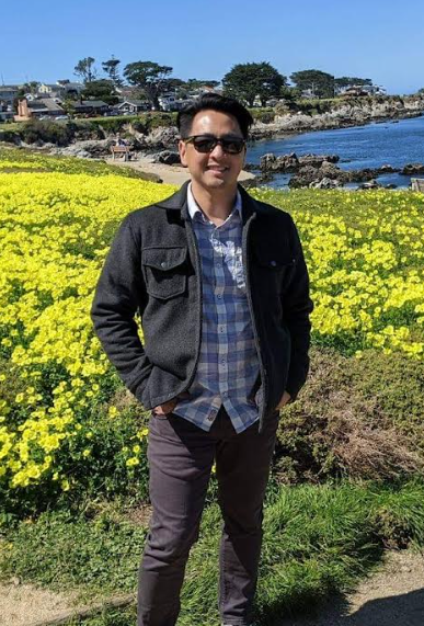 Mr. Lo poses in Monterey, California.