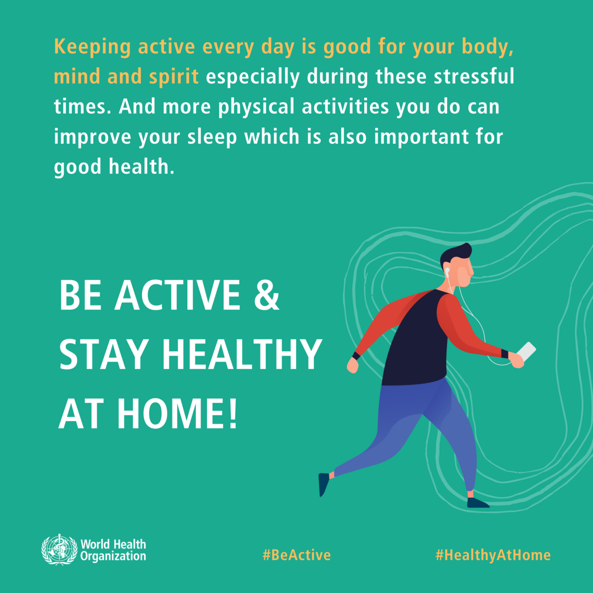 The importance of exercising and playing sports
