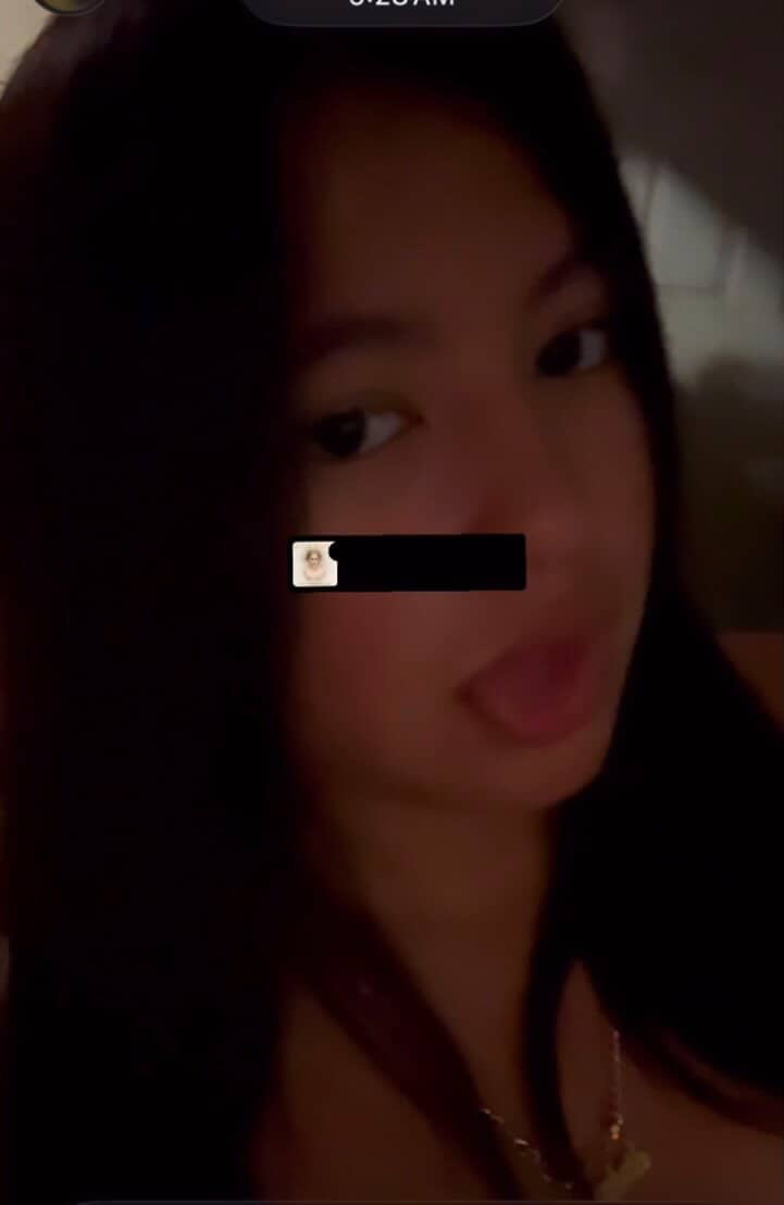 Elizabeth Vivero poses for a selfie.