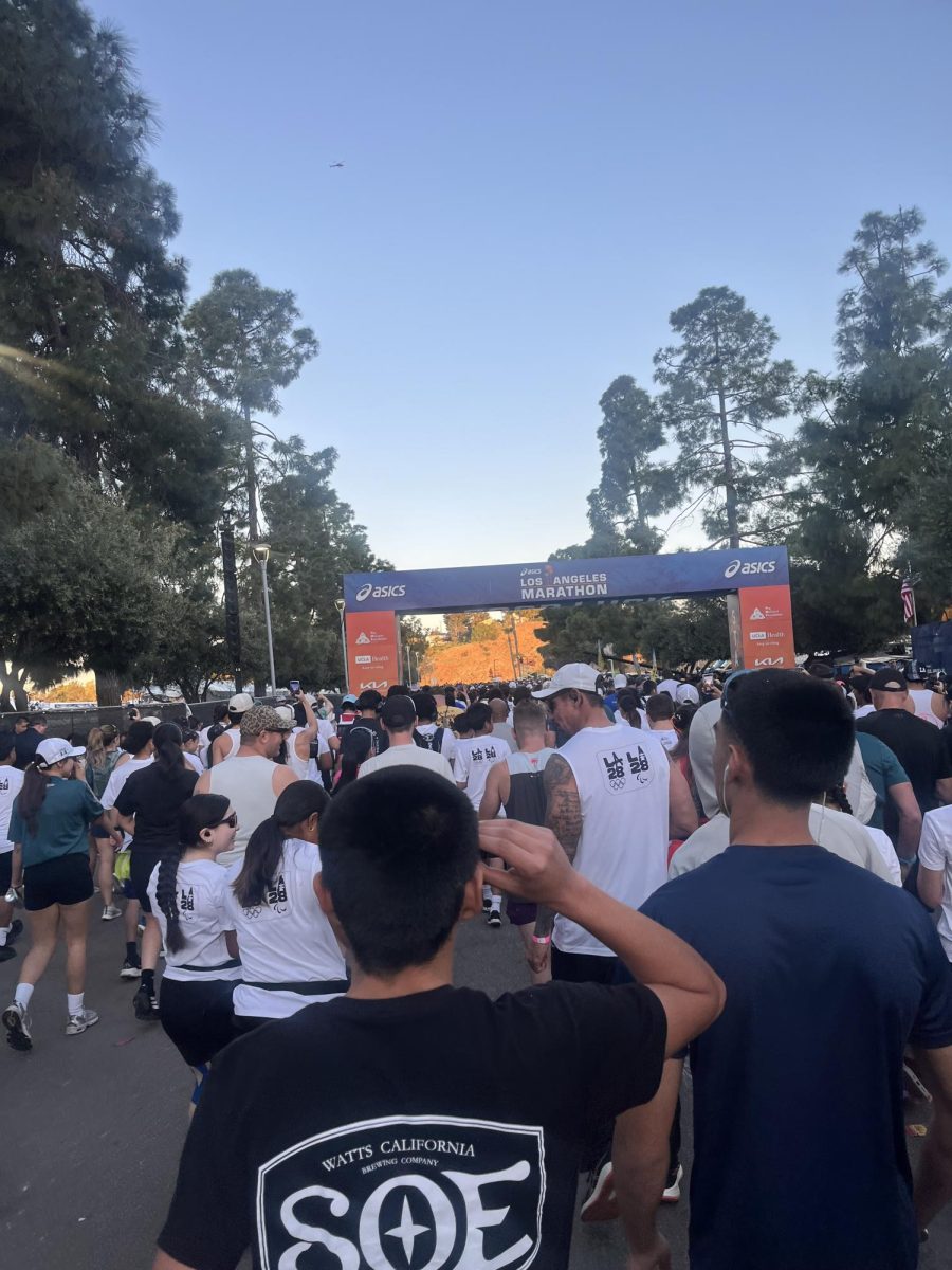 The start of the LA Marathon 