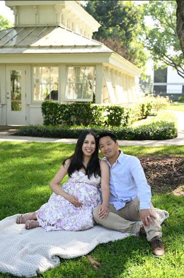 Mr. Lo with his wife, Jessica Flores-Lo.