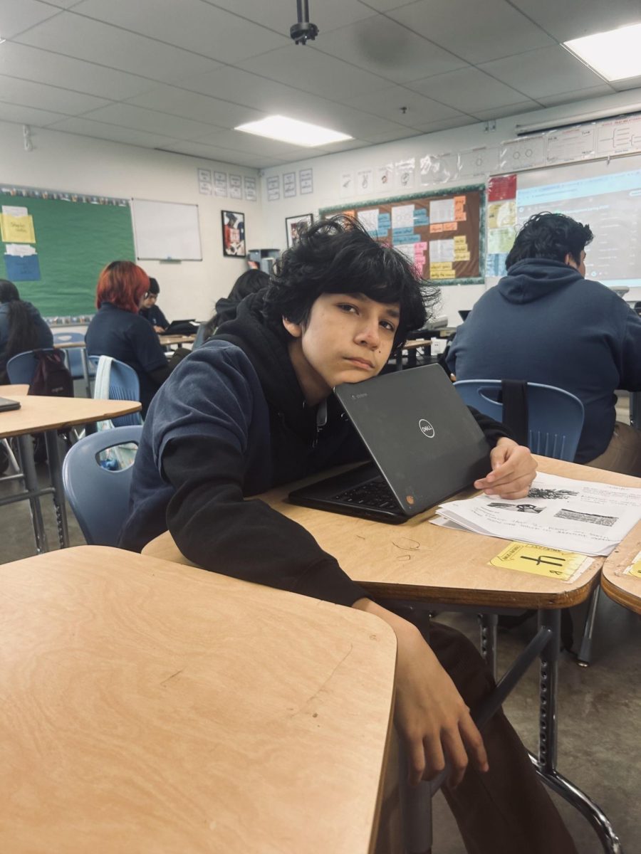 Noah Lopez daydreaming about his favorite person in the world, Eduardo German.

