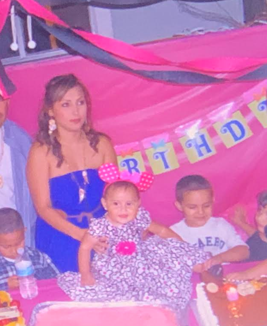 Desiree's first birthday.