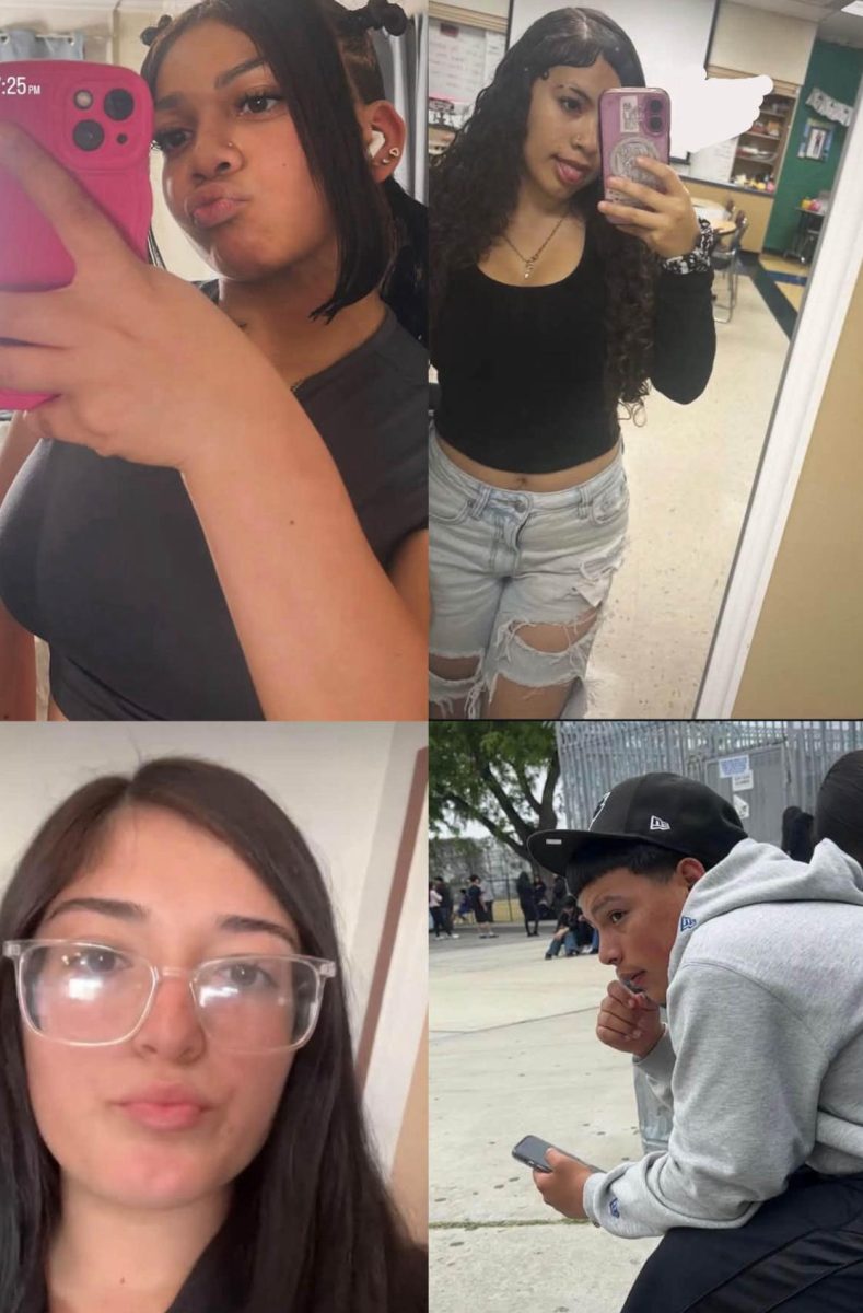 High schoolers who gave advice for incoming ninth graders.