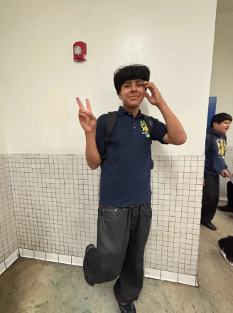 Omar posing for a picture.