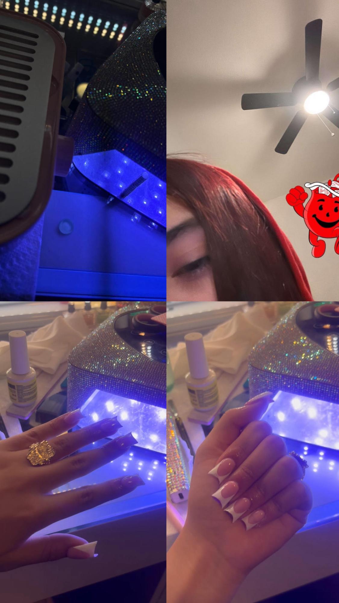 Samantha Ramirez and her nail work.